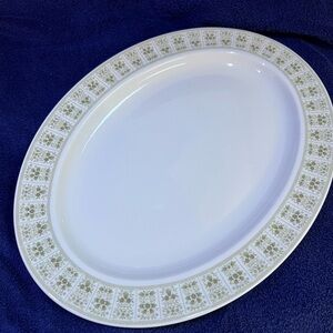 Vintage Royal Doulton oval serving platter in  "Samarra" pattern